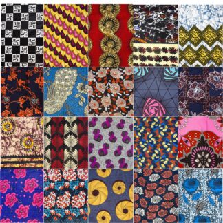 Ankara Fabric Collage 2
