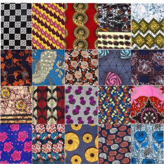 Ankara Fabric Collage 2