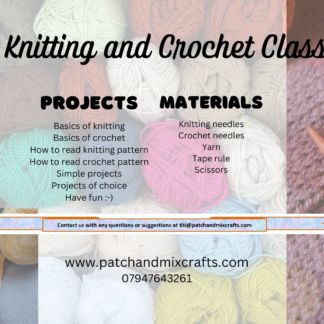 Blank KL Knitting and Crochet Classes